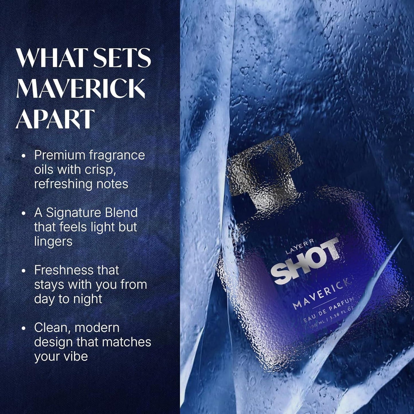 Layer?r Shot Maverick Perfume for Men - 100ml